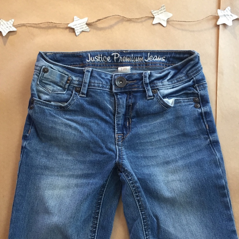 Girls Justice skinny jeans size 12 and 14 👖Bundle - Picture 3 of 8